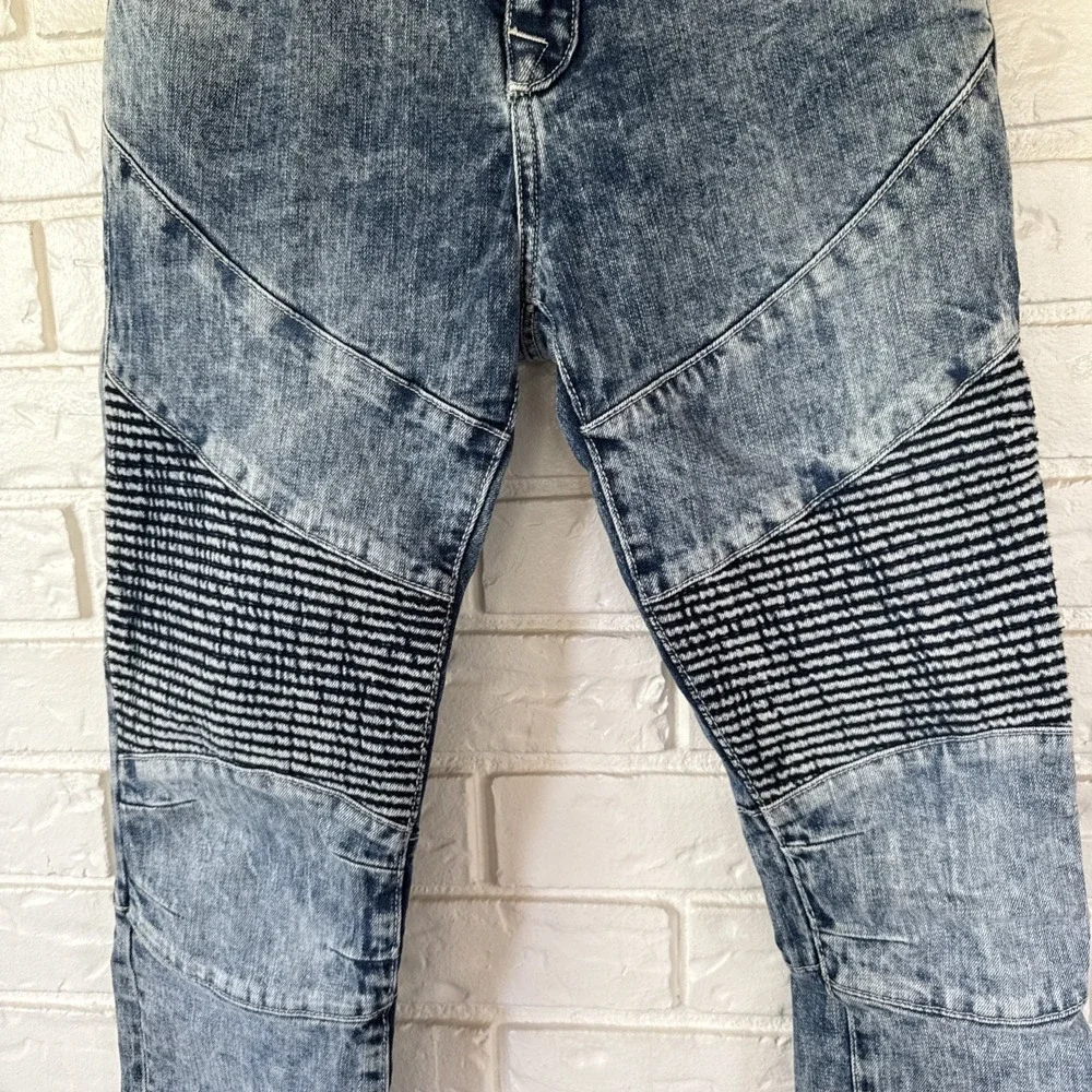 True Religion Rocco Mens Jeans Size 28 Stacked Relaxed Skinny